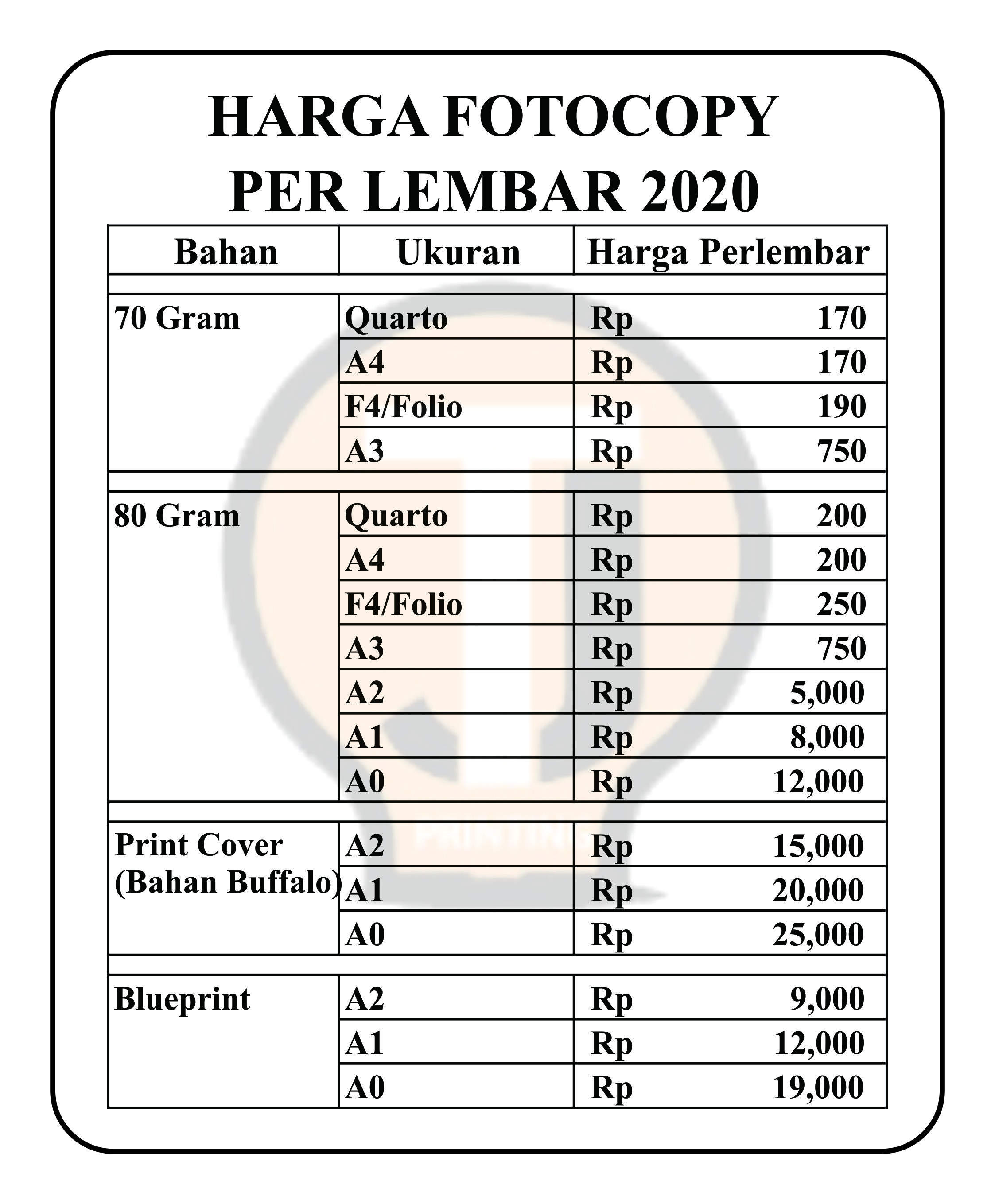 Promo A0 A1 A2 Tahun 2022 Terang Jaya Printing